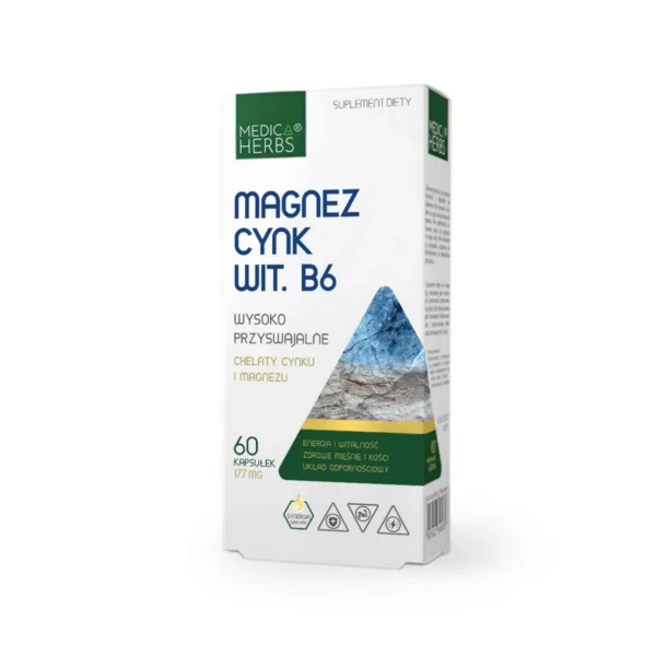 Suplement diety Medica Herbs Magnez Cynk Witamina B6