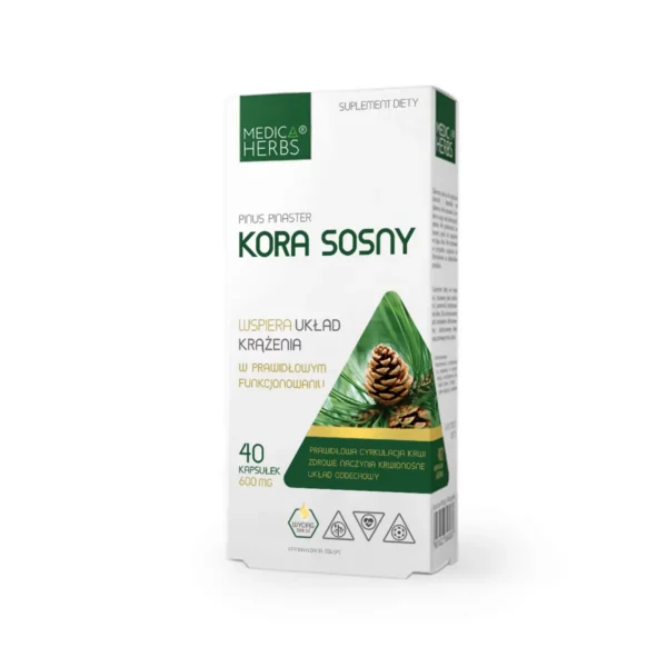 Suplement diety Kora Sosny wspiera układ krążenia i układ oddechowy