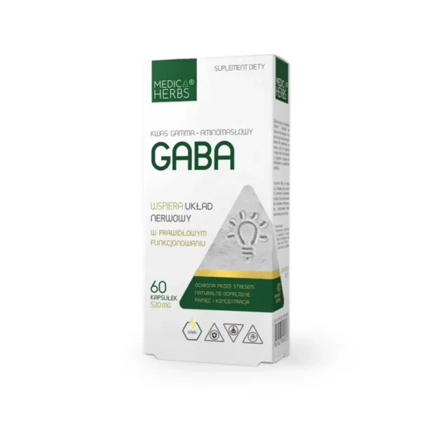 GABA 520 mg Medica Herbs - 60 kapsułek