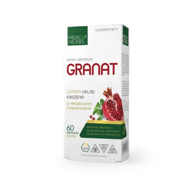 Suplement diety Granat Medica Herbs - kwas elagowy