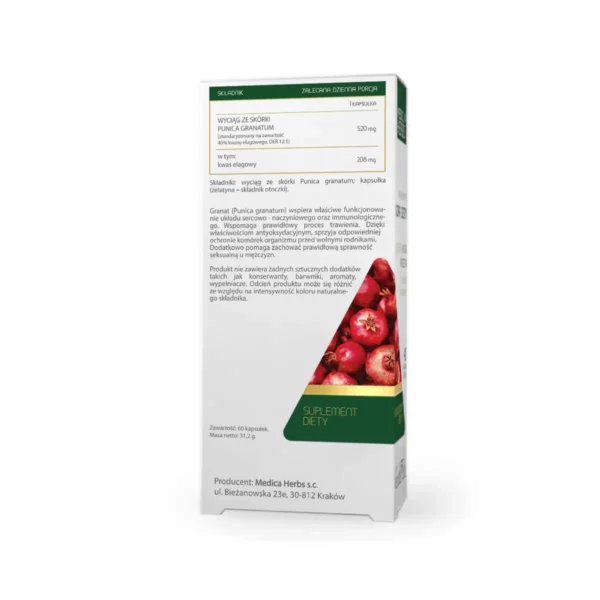 Medica Herbs Granat - właściwości, skład, przeciwwskazania