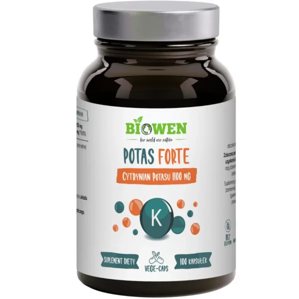 Suplement diety Potas forte Biowen - cytrynian potasu 1100 mg